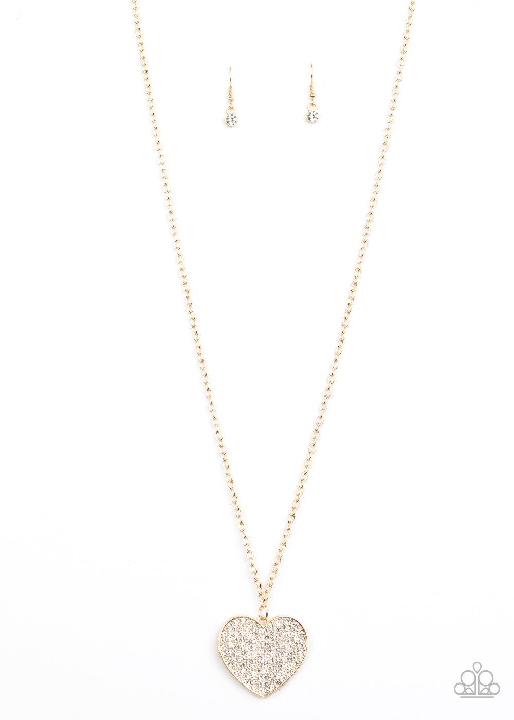 Paparazzi Accessories-Have To Learn The HEART Way - Gold Necklace