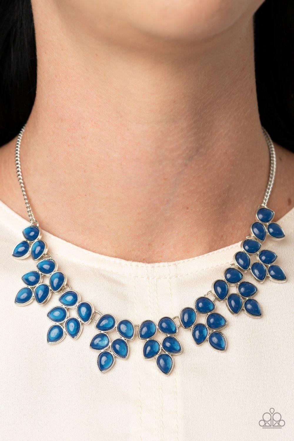 Paparazzi Accessories- Hidden Eden - Blue Necklace
