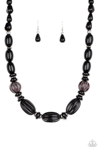 High Alert Black Necklace - Jewelry By Bretta