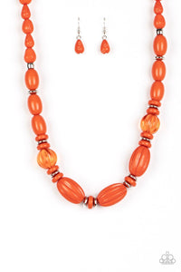 High Alert Orange Necklace -  Jewelry By Bretta