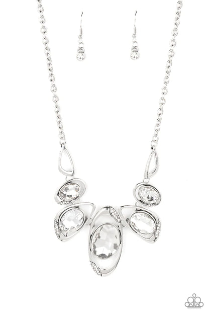 Hypnotic Twinkle White Necklace - Jewelry by Bretta
