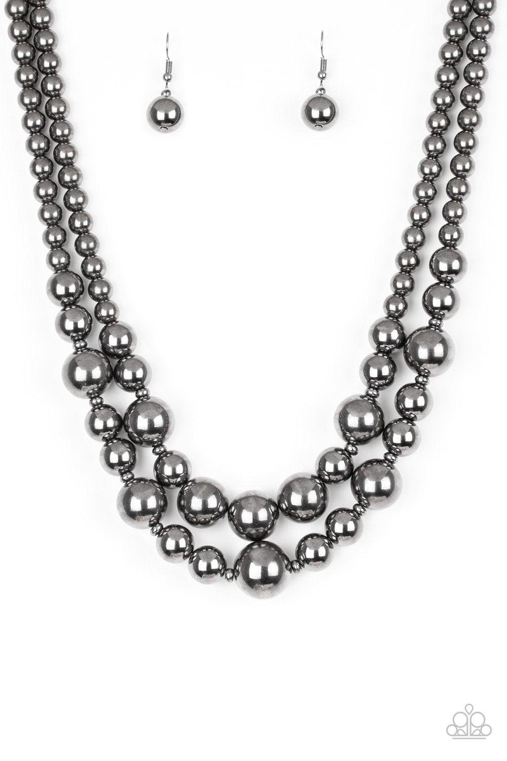 Paparazzi Accessories-I Double Dare You - Black Necklace