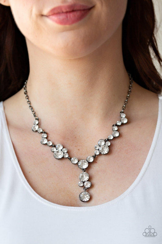 Paparazzi Accessories-Inner Light - Black Necklace