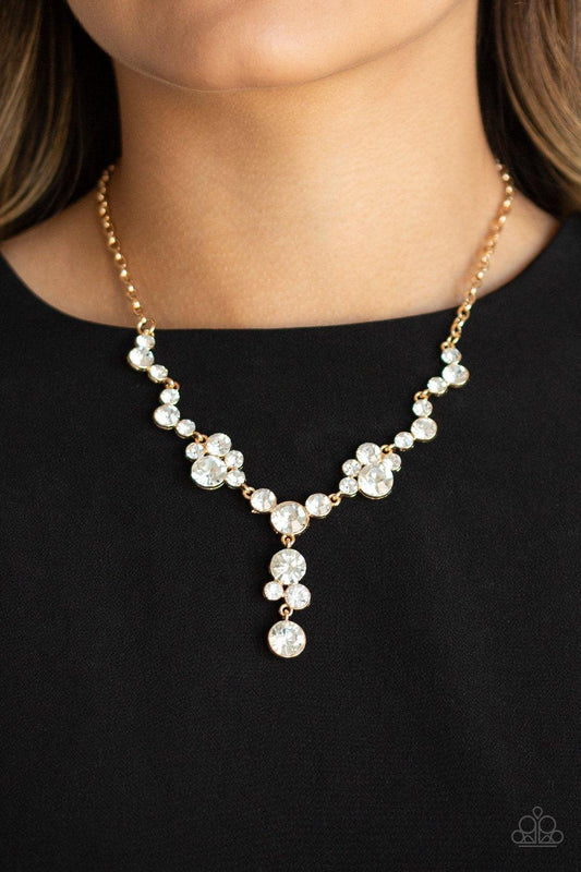 Paparazzi Accessories-Inner Light - Gold Necklace