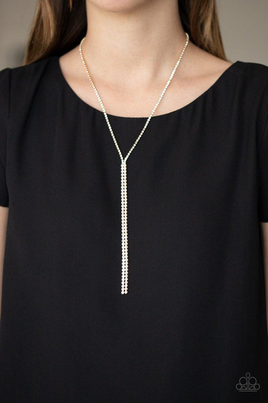 Paparazzi Accessories-Inner STARLIGHT - Gold Necklace