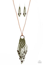 Paparazzi Accessories-It’s Beyond MACRAME! - Green Necklace