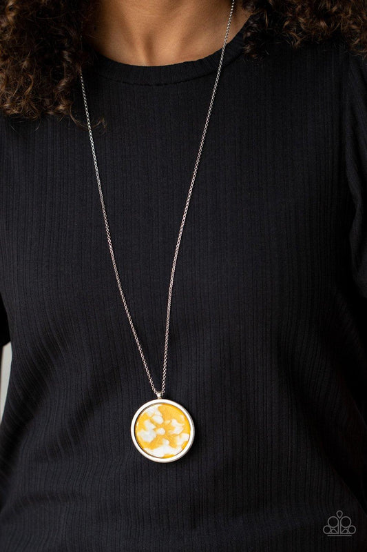 Paparazzi Accessories-Its POP Secret! - Yellow Necklace