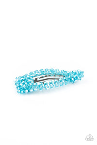 Just Follow The Glitter Blue Hair Clip - Jewelry by Bretta
