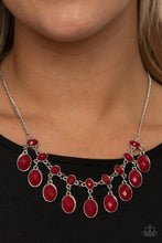 Paparazzi Accessories-Lady of the POWERHOUSE - Red Necklace