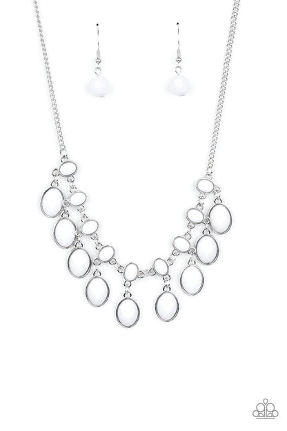  Paparazzi Accessories-Lady of the POWERHOUSE - White Necklace