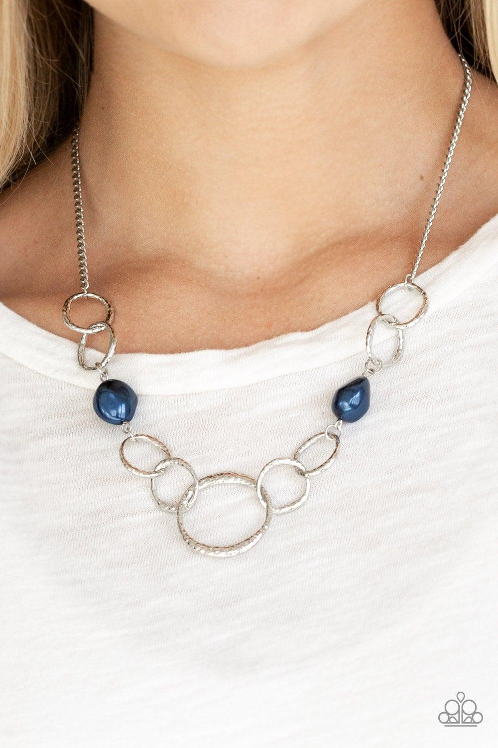  Paparazzi Accessories-Lead Role - Blue Necklace