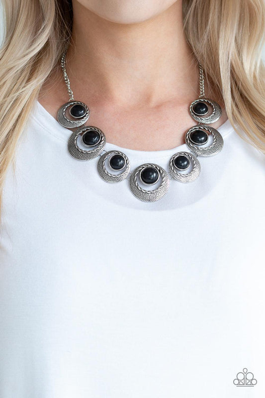 Paparazzi Accessories-Lions, Tigers, and Bears - Black Necklace