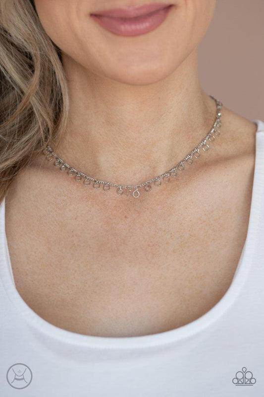 Paparazzi Accessories-Minimalist Magic - Silver Necklace