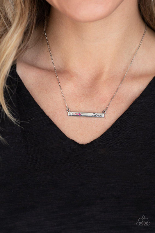 Paparazzi Accessories-Moms Do It Better - Pink Necklace