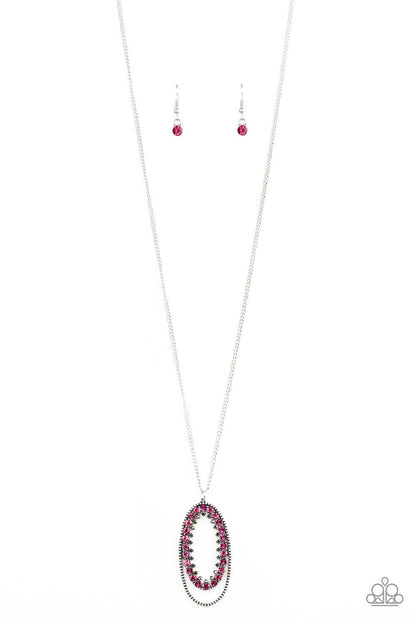 Paparazzi Accessories-Money Mood - Pink Necklace