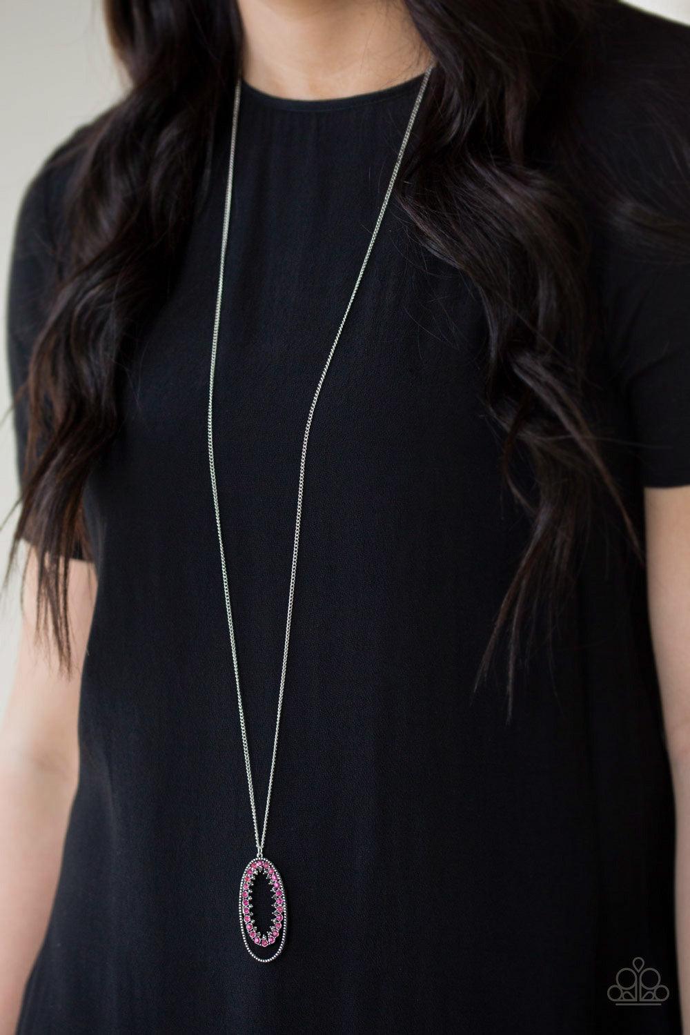 Paparazzi Accessories-Money Mood - Pink Necklace