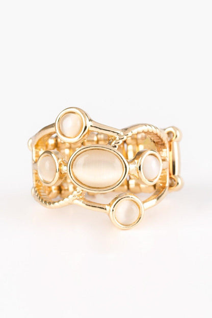 Paparazzi Accessories-Moon Mood - Gold Ring