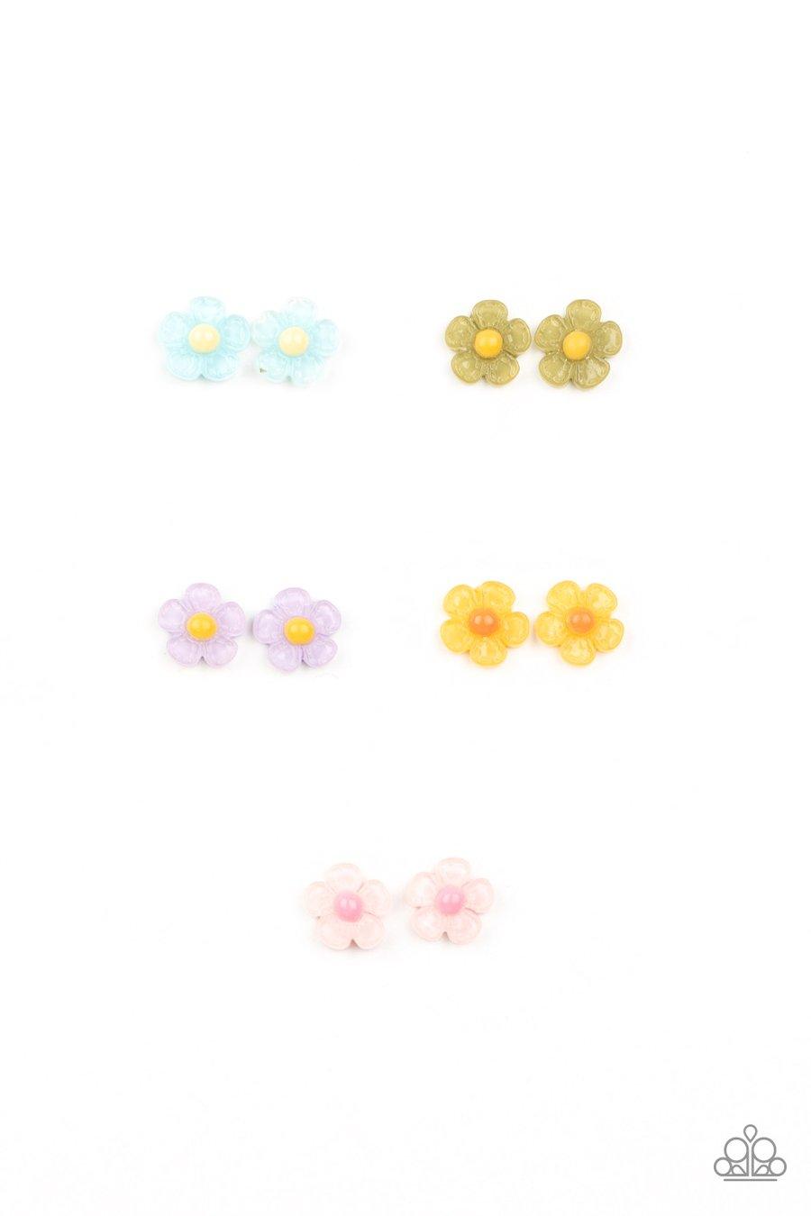 Starlet Shimmer Floral post Earrings - Jewelry by Bretta