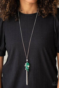Party Girl Glow Green Necklace - Jewelry by Bretta