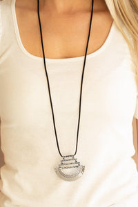  Paparazzi Accessories-Rise and SHRINE - Black Necklace