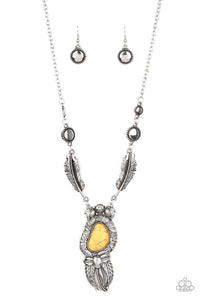 Ruler of The Roost Yellow Necklace - Jewelry by Bretta