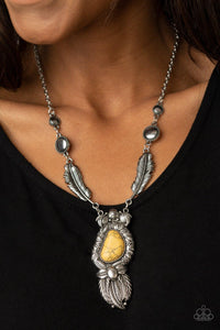 Ruler of The Roost Yellow Necklace - Jewelry by Bretta