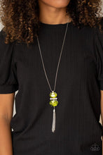 Paparazzi Accessories-Runway Rival - Green Necklace
