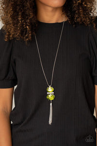 Paparazzi Accessories-Runway Rival - Green Necklace