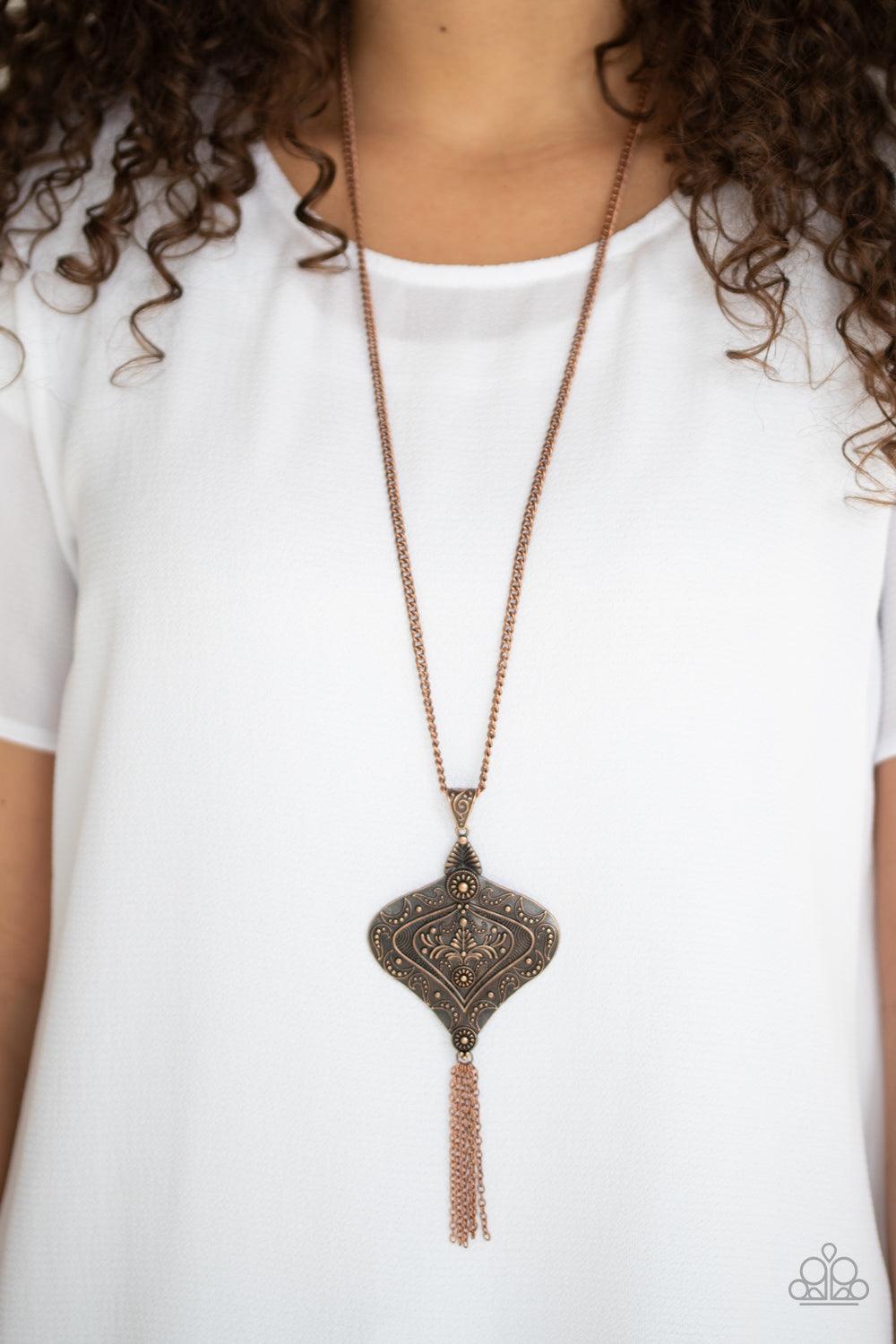 Paparazzi Accessories-Rural Remedy - Copper Necklace