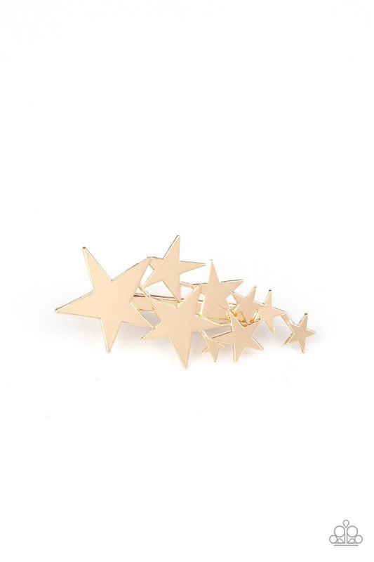 She STAR-ted It! Gold Hair Clip - Jewelry by Bretta