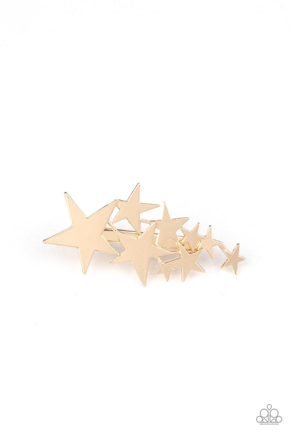 She STAR-ted It! Gold Hair Clip - Jewelry by Bretta