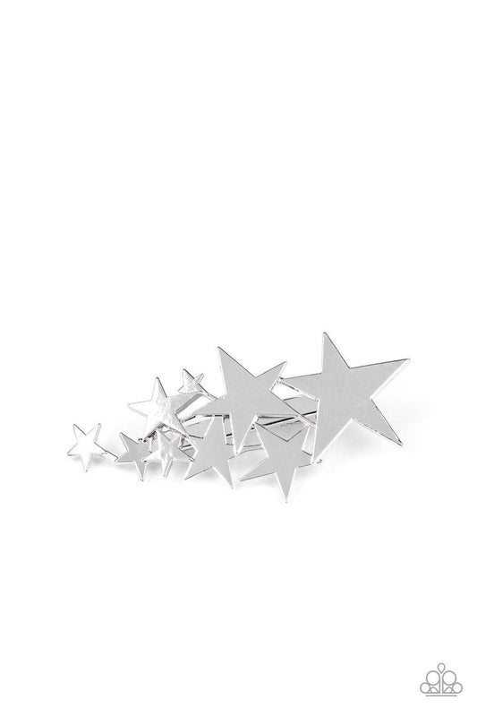 She STAR-ted It! Silver Hair Clip - Jewelry By Bretta