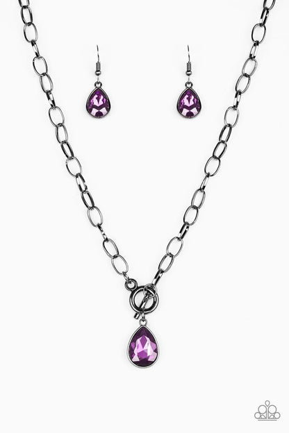 So Sorority Purple Necklace - Jewelry by Bretta