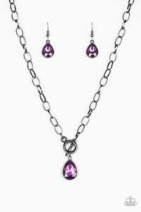 So Sorority Purple Necklace - Jewelry by Bretta