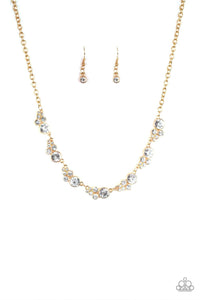 Paparazzi Accessories-Social Luster - Gold Necklace