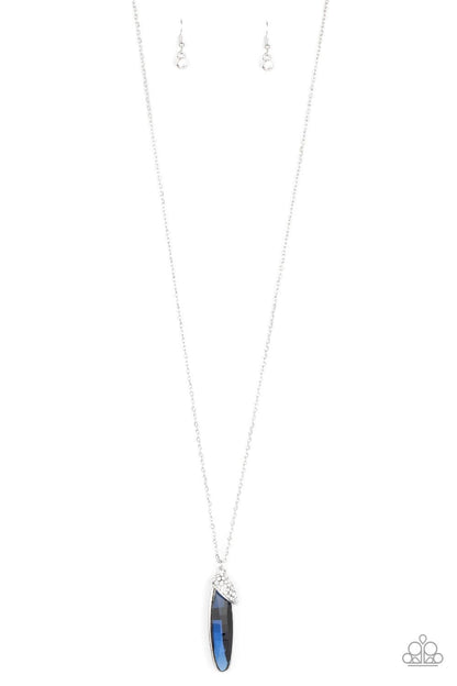 Paparazzi Accessories-Spontaneous Sparkle - Blue Necklace