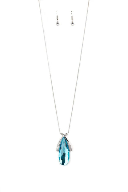 Paparazzi Accessories-Stellar Sophistication - Blue Necklace