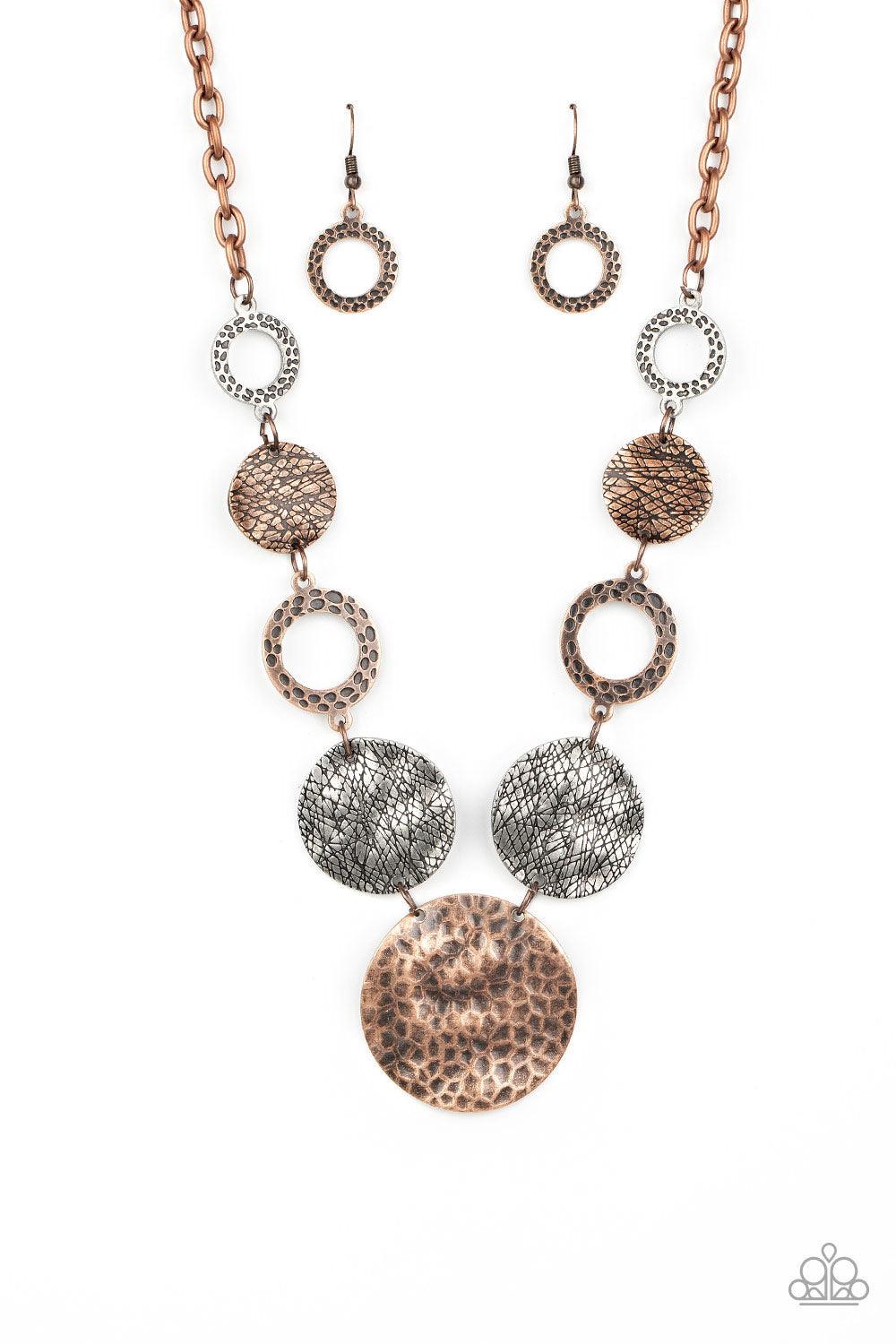  Paparazzi Accessories-Terra Adventure - Copper Necklace