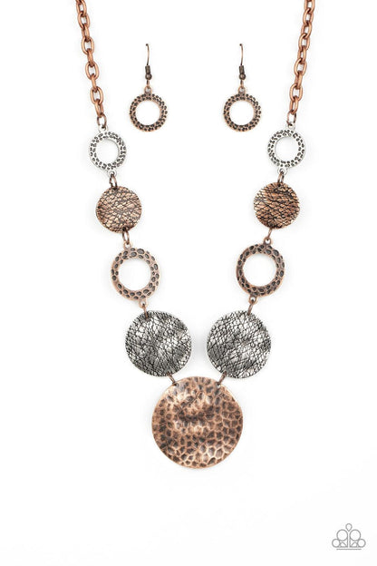  Paparazzi Accessories-Terra Adventure - Copper Necklace