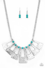 Paparazzi Accessories-Terra Takeover - Blue Necklace