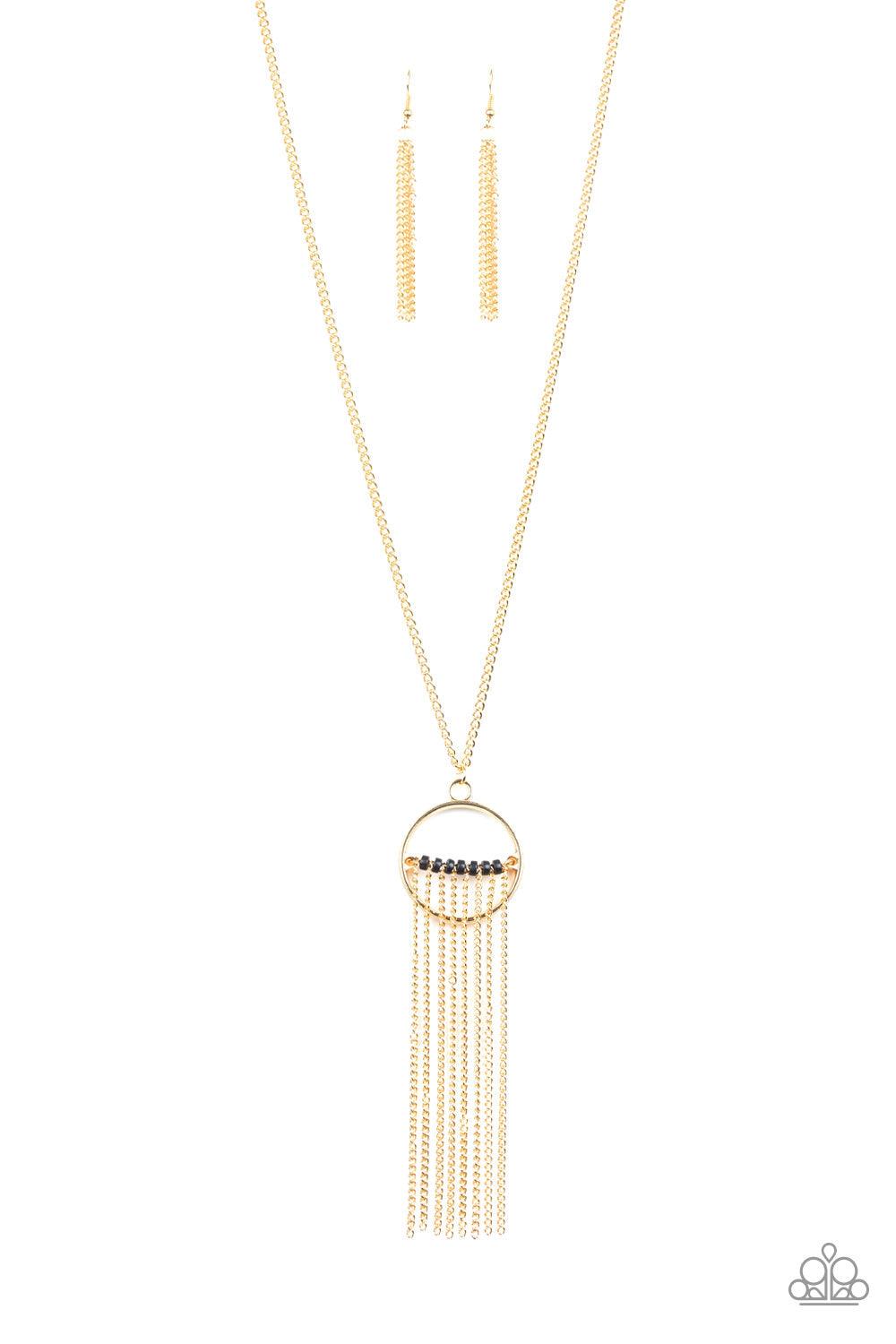 Paparazzi Accessories-Terra Tassel - Gold Necklace