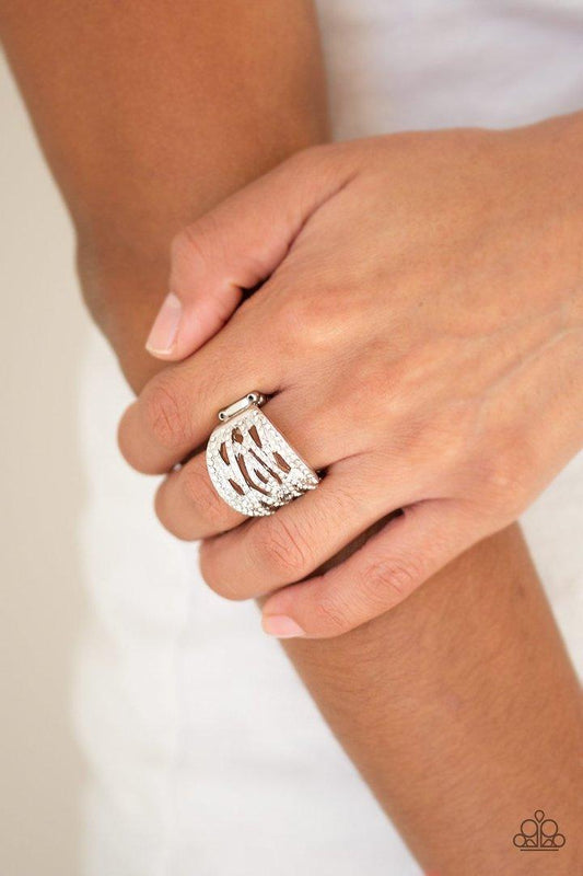 Paparazzi Accessories-The Money Maker White Ring
