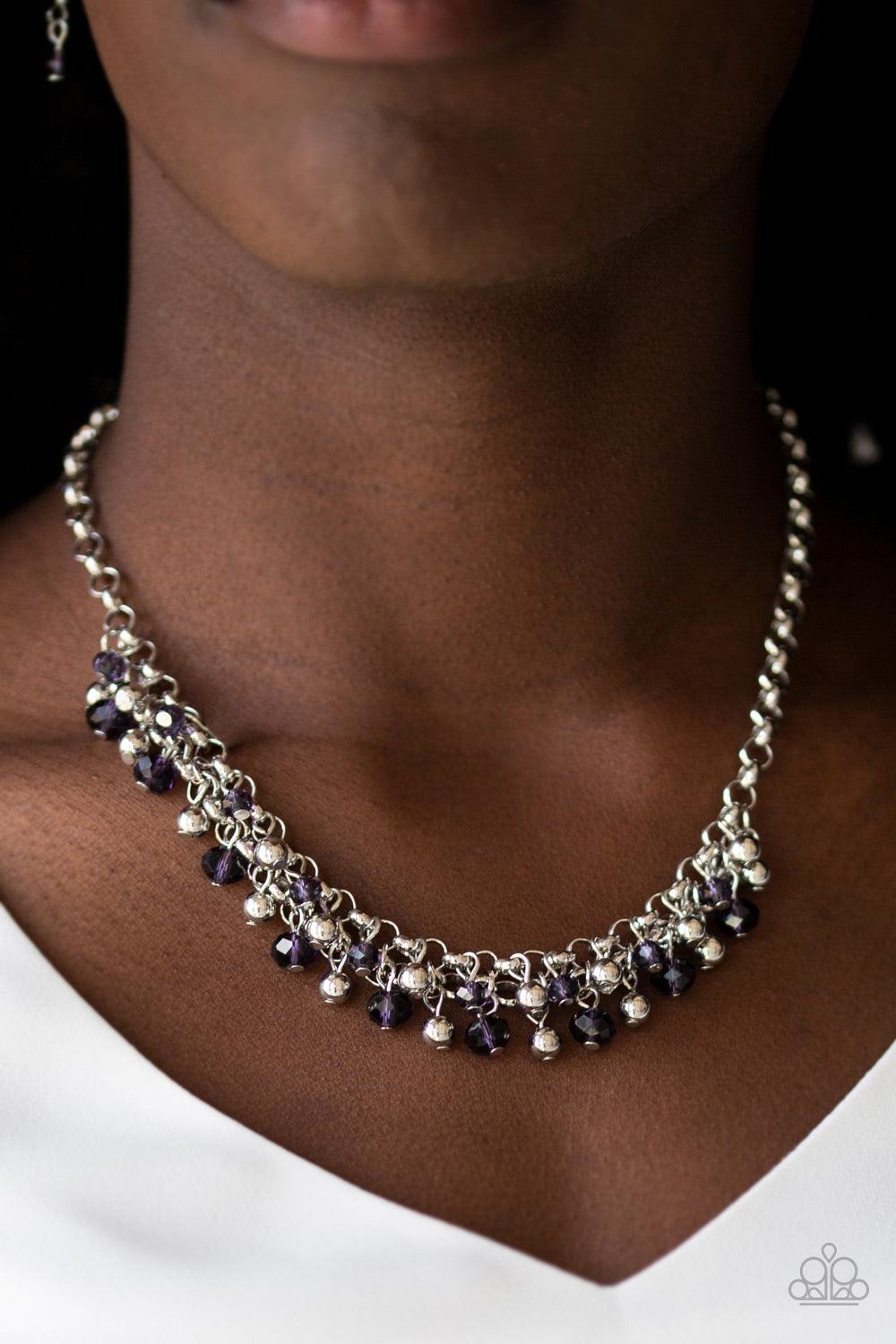 Paparazzi Accessories-Trust Fund Baby - Purple Necklace