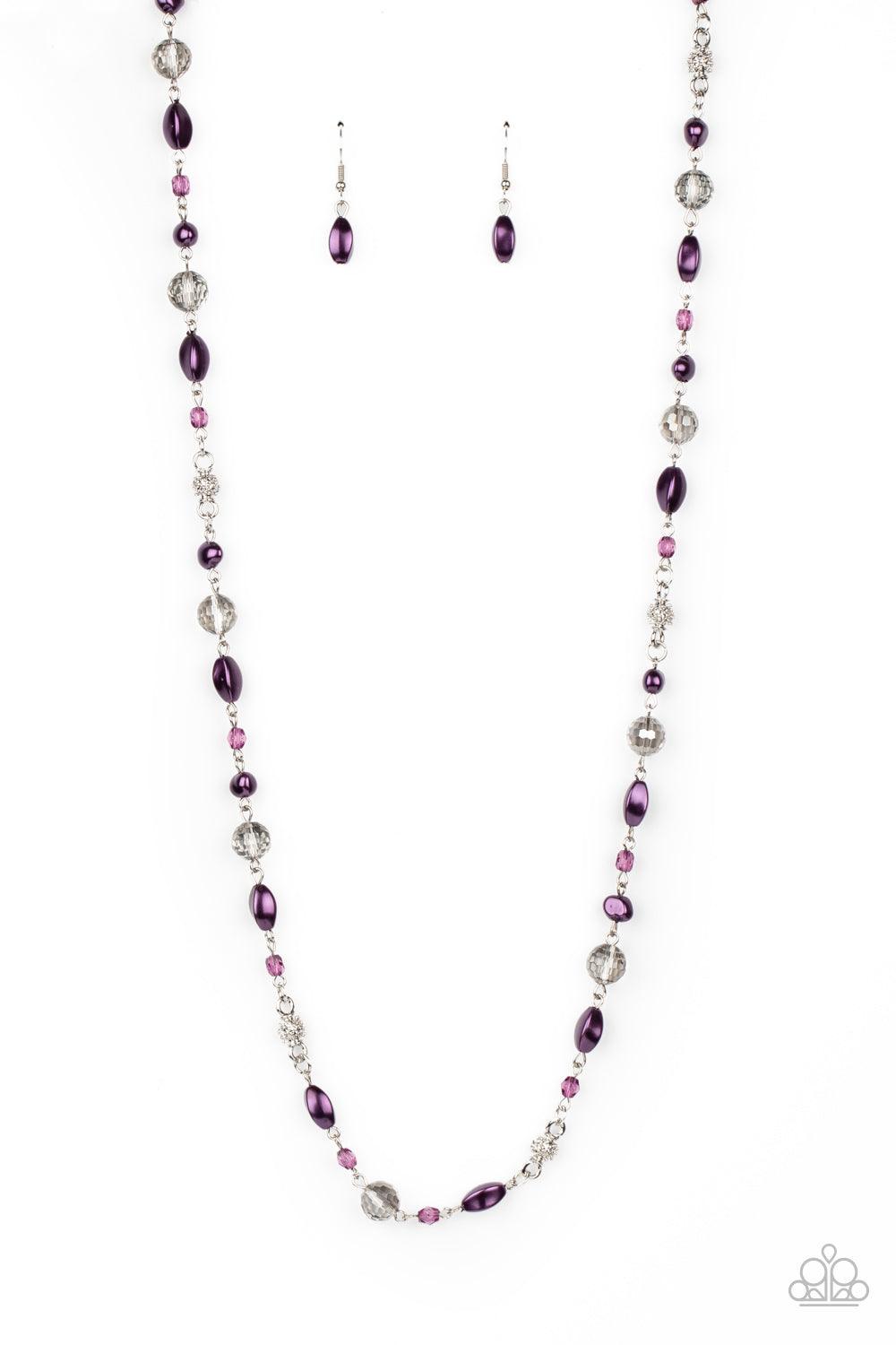 Paparazzi Accessories-Twinkling Treasures - Purple Necklace