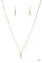 Paparazzi Accessories-Very Low Key - Gold Necklace