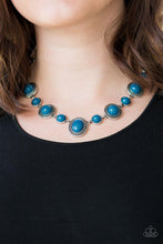 Paparazzi Accessories-Voyager Vibes - Blue Necklace
