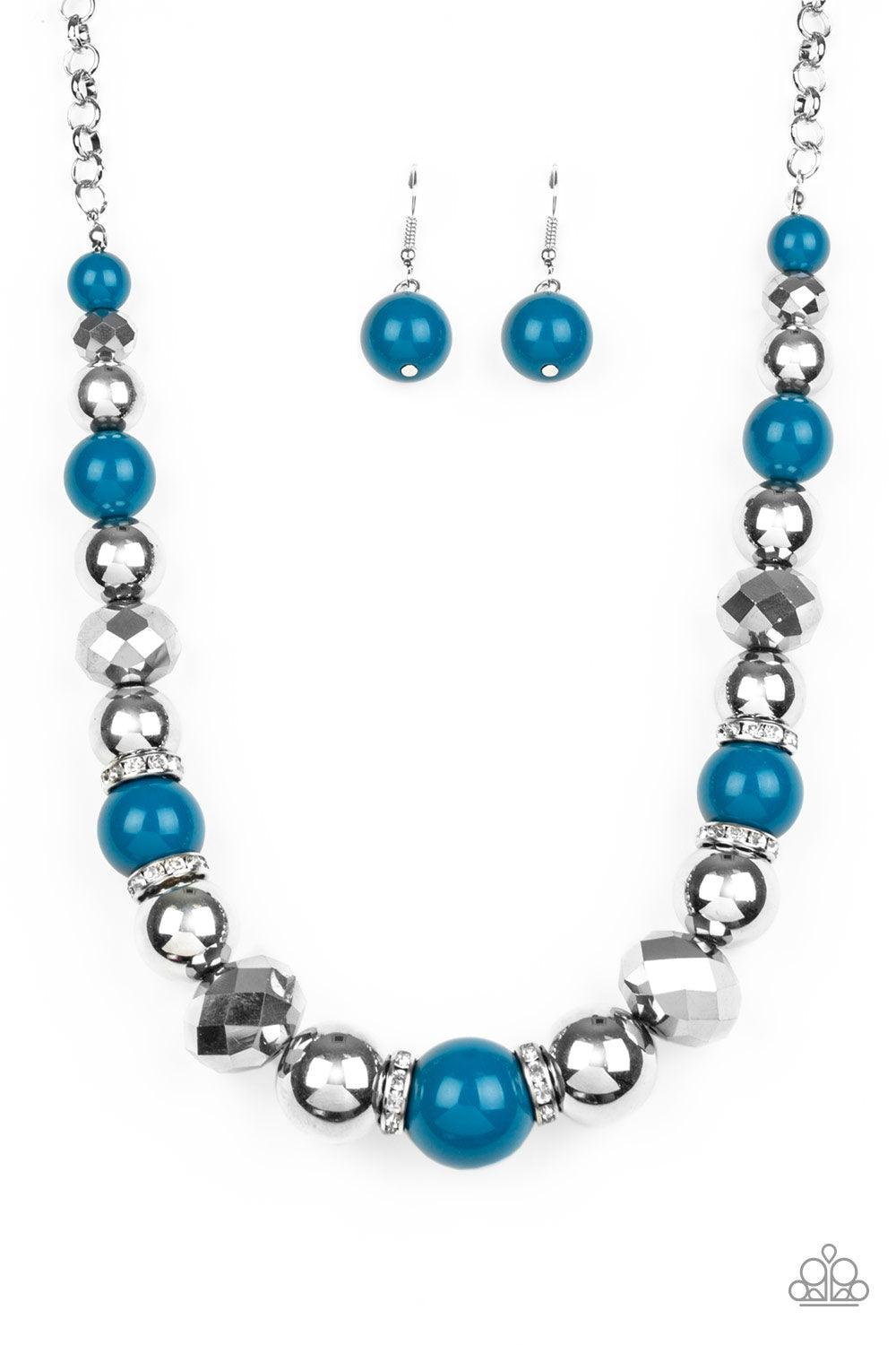 Paparazzi Accessories-Weekend Party - Blue Necklace