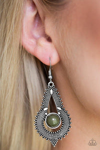 Zoomin Zumba Green Earrings - Jewelry by Bretta