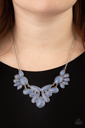A Passing FAN-cy Blue Necklace - Jewelry by Bretta - Jewelry by Bretta