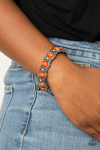 A Piece of Cake Orange Bracelet - Jewelry by Bretta - Jewelry by Bretta